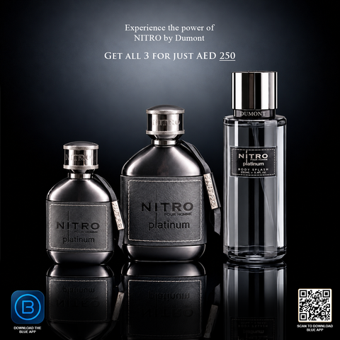 Nitro Platinum Bundle (30ml Bottle, 150ml Bottle, 250ml Body Splash)