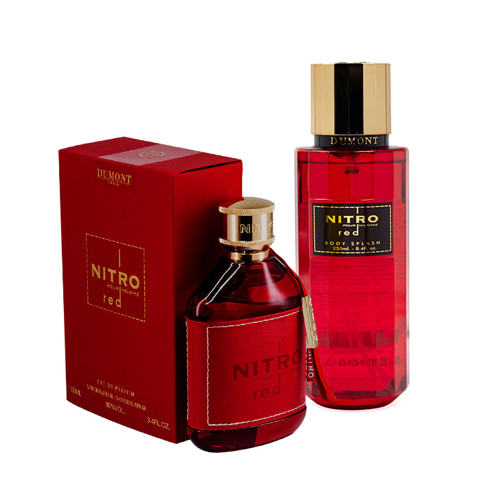 Netro Red Nitro Red + Nitro Red Body Splash Dou – Dumont Perfumes UAE