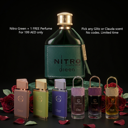 Buy Nitro Green. Get One Perfume FREE.