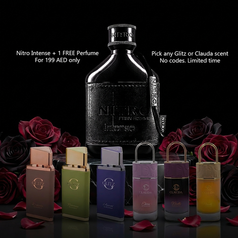 Buy Nitro Intense. Get One Perfume FREE.